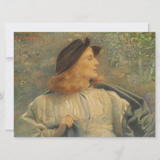 Orlando (Beauful Young Man) (door E.R. Hughes) Kaart (Voorkant)