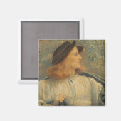 Orlando (Beauful Young Man) (door E.R. Hughes) Magneet (Voorkant / Achterkant)