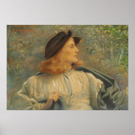 Orlando (Beauful Young Man) (door E.R. Hughes) Poster