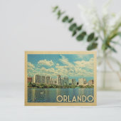 Orlando Briefkaart Florida Vintage Travel (Staand voorkant)