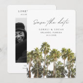 Orlando bruiloft Florida Save the Date Kaart (Voorkant / Achterkant)