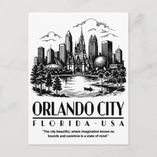 Orlando City Florida USA Briefkaart