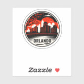 Orlando City Florida Verenigde Staten Sticker (Vel)