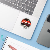 Orlando City Florida Verenigde Staten Sticker (Laptop met iPhone)