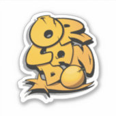 Orlando City Waterdichte Bumpersticker Sticker (Voorkant)