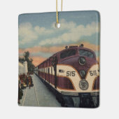 Orlando Diesel Trein Keramisch Ornament (Links)