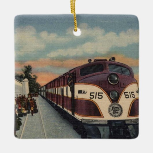 Orlando Diesel Trein Keramisch Ornament (Voorkant)