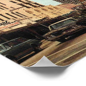 Orlando FL, Downtown Street Scene, Poster (Hoek)