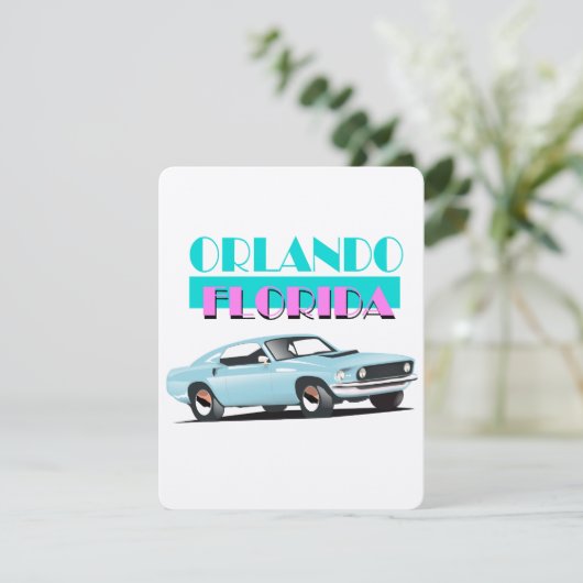 Orlando Florida 80s poster (Staand voorkant)