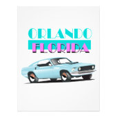 Orlando Florida 80s poster (Voorkant)