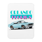 Orlando Florida 80s poster Magneet (Verticaal)