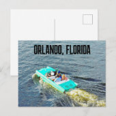 ORLANDO. FLORIDA AMPHICAR BOOT TAXI BRIEFKAARTEN (Voorkant / Achterkant)