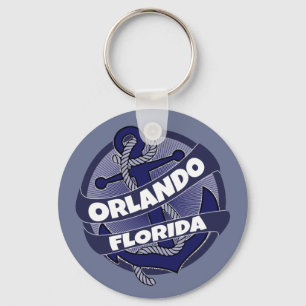 Orlando Florida anchor swirl sleutelhanger
