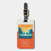 Orlando Florida Bagagelabel (Voorkant verticaal)