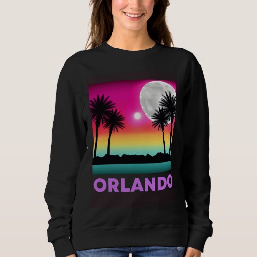 Orlando Florida Beach Retro Vacation Trui (Voorkant)