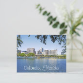 Orlando, Florida bekeken vanuit het Lucerne-meer Briefkaart (Staand voorkant)