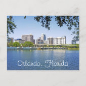 Orlando, Florida bekeken vanuit het Lucerne-meer Briefkaart (Voorkant)