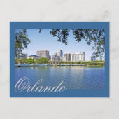 Orlando, Florida bekeken vanuit het Lucernee-meer Briefkaart (Voorkant)