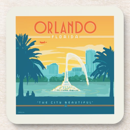 Orlando Florida Bier Onderzetter (Voorkant)