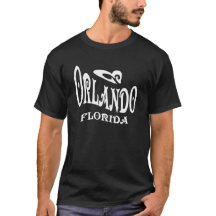 Orlando Florida Black T-shirt