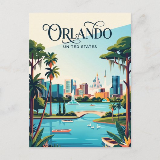 Orlando Florida Briefkaart (Voorkant)