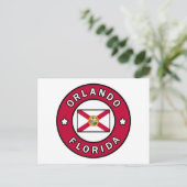 Orlando Florida Briefkaart (Staand voorkant)