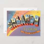 Orlando Florida Briefkaart (Voorkant / Achterkant)