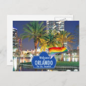 Orlando Florida Briefkaart (Voorkant / Achterkant)