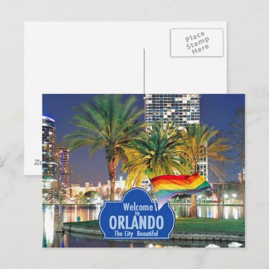 Orlando Florida Briefkaart (Voorkant / Achterkant)