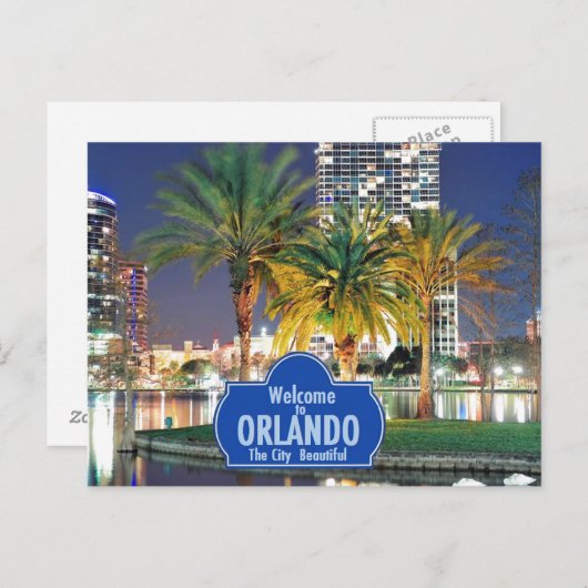Orlando Florida Briefkaart (Voorkant / Achterkant)