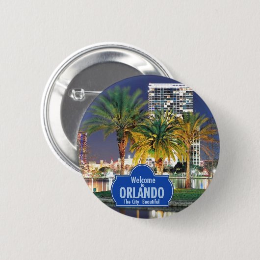 Orlando Florida Button (Voorkant /achterkant)