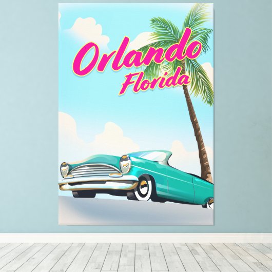 Orlando Florida Canvas Afdruk (Insitu (Houten vloer))