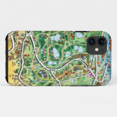Orlando Florida Cartoon Map Case-Mate iPhone Case (Achterkant (horizontaal))