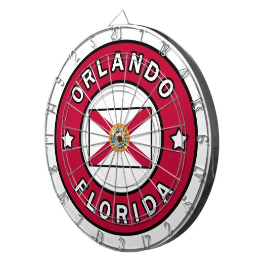Orlando Florida Dartbord (Voorkant Rechts)