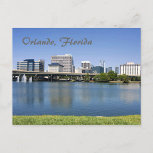 Orlando, Florida from across Lake Lucerne Briefkaart