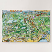 Orlando Florida Fun Map Legpuzzel (Horizontaal)