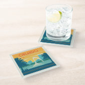 Orlando Florida Glazen Onderzetter (Schuin)