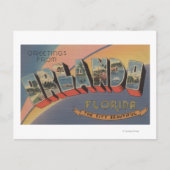 Orlando, Florida - Grote Letter Scenes 2 Briefkaart (Voorkant)