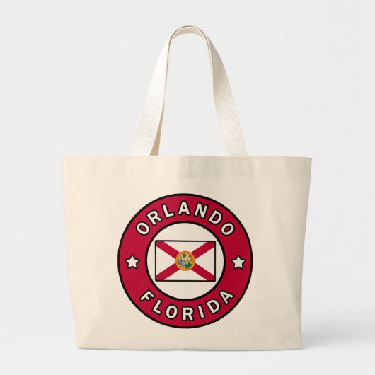 Orlando Florida Grote Tote Bag (Voorkant)
