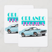 Orlando Florida jaren 80 poster (Voorkant / Achterkant)
