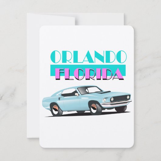 Orlando Florida jaren 80 poster (Voorkant)