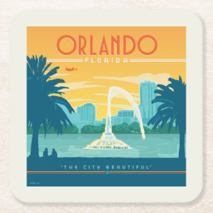 Orlando Florida Kartonnen Onderzetters