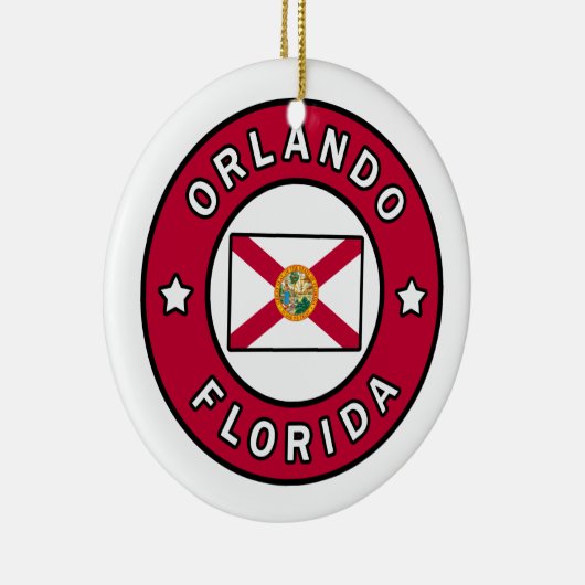 Orlando Florida Keramisch Ornament (Rechts)