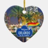 Orlando FLORIDA Keramisch Ornament (Voorkant)