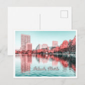 ORLANDO FLORIDA - LAKE EOLA BRIEFKAART (Voorkant / Achterkant)