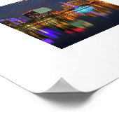 Orlando Florida Lake Eola Vuurwerk & Fontein Poster (Hoek)