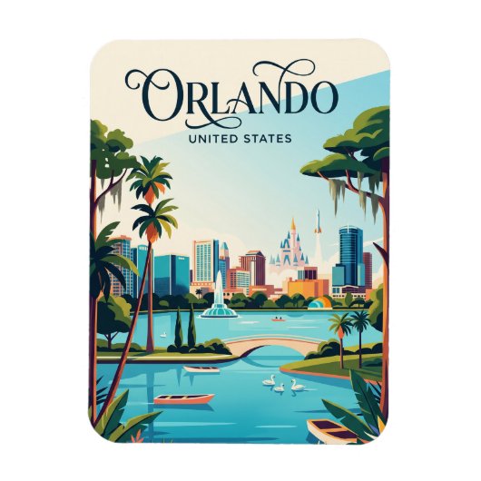 Orlando Florida Magneet (Verticaal)
