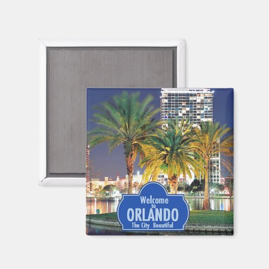 Orlando Florida Magnet (Voorkant / Achterkant)