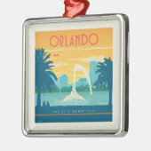 Orlando Florida Metalen Ornament (Links)