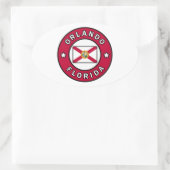 Orlando Florida Ovale Sticker (Tas)